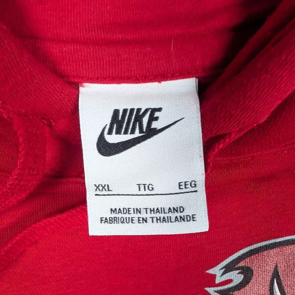 Tampa Bay‎ Buccaneers Hoodie Mens 2XL Red NFL Football Nike NFC South Champs